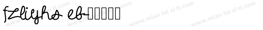 fzliyhs eb字体转换